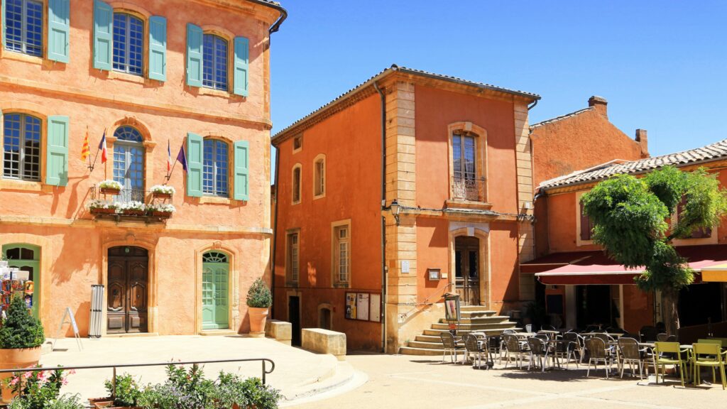 Roussillon village provençal ocres