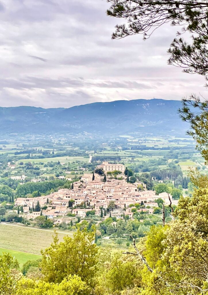 ansouis panorama sud loberont vue Provence